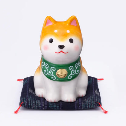 中外陶園– 藥師窯 - 狗勾日和坐姿領巾柴犬 - 茶柴 ♪