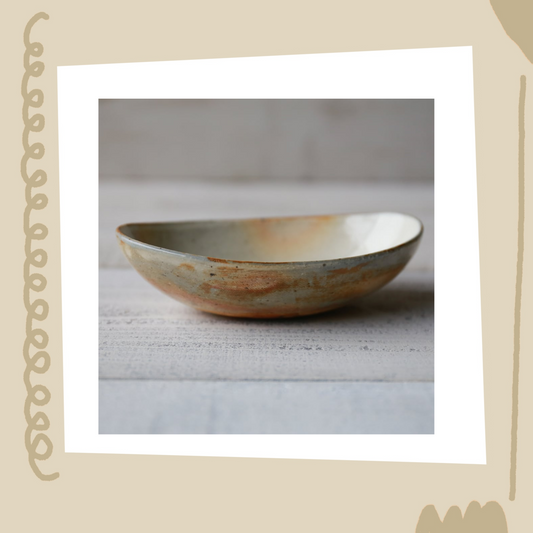 古谷製陶所 - 立鐵線 - 橢圓深湯碗 (小) ♪︎