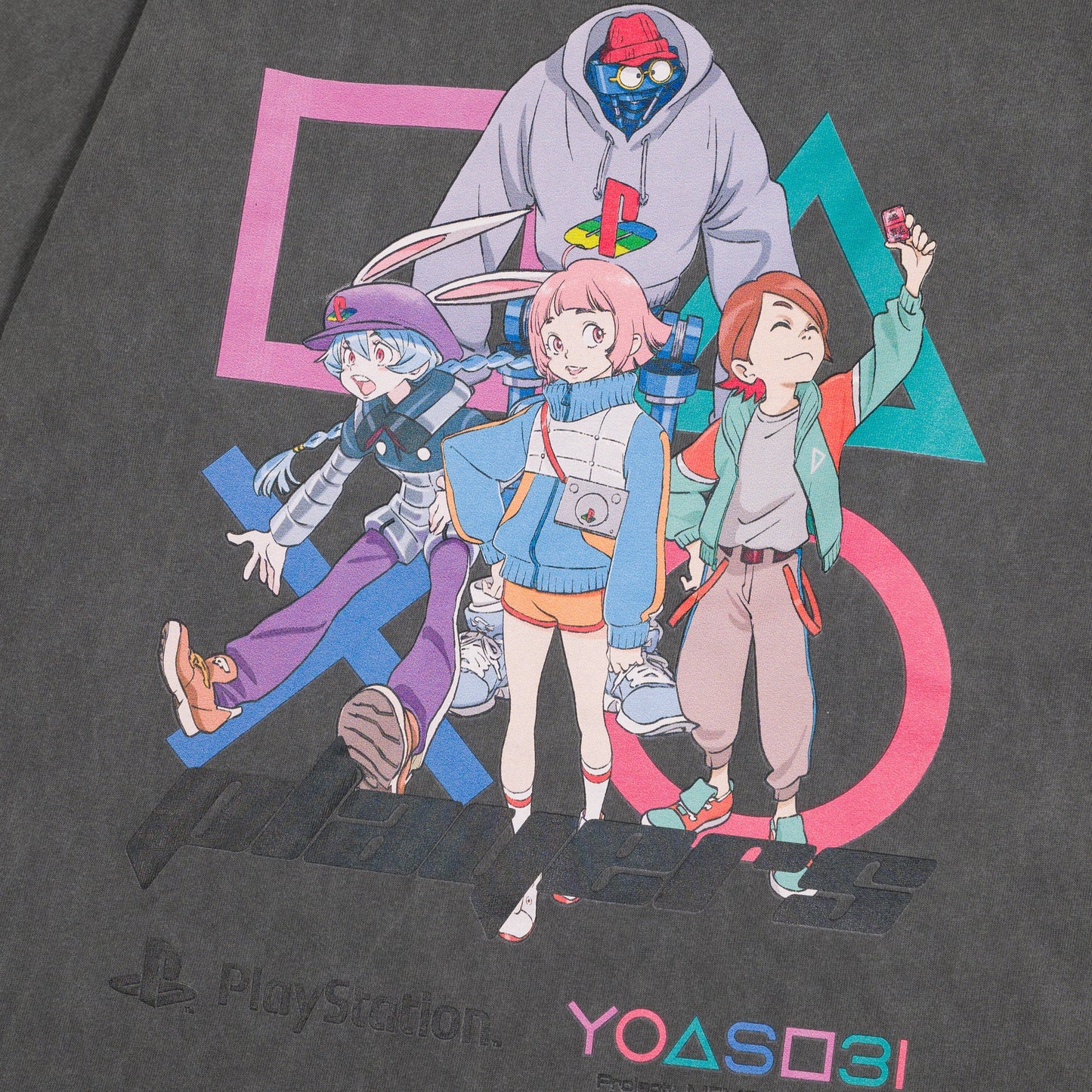 ⭐ YOASOBI - vaultroom × PLAYERS - TEE / Charcoal ♪︎ - 【長期預購-6月中旬】
