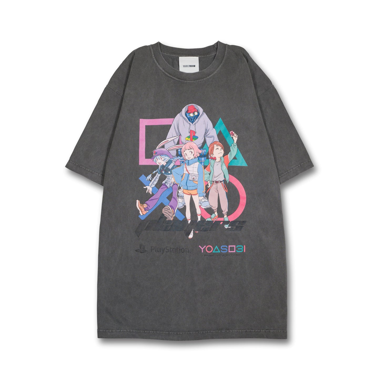 ⭐ YOASOBI - vaultroom × PLAYERS - TEE / Charcoal ♪︎ - 【長期預購-6月中旬】