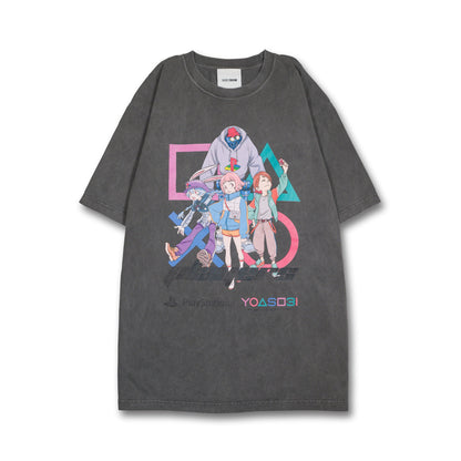 ⭐ YOASOBI - vaultroom × PLAYERS - TEE / Charcoal ♪︎ - 【長期預購-6月中旬】