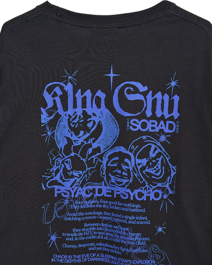 👑🐂 King Gnu - CEN+RAL Tour 2026 - SOBAD L/S TEE (SUMI BLACK) ♪︎ - 【長期預購-202607】