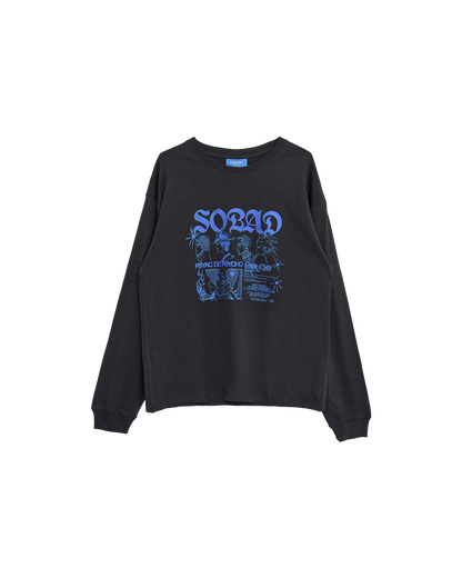 👑🐂 King Gnu - CEN+RAL Tour 2026 - SOBAD L/S TEE (SUMI BLACK) ♪︎ - 【長期預購-202607】