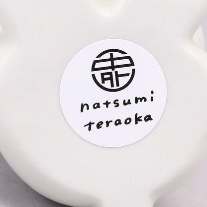 中外陶園 x Teraoka Natsumi - 瀨戶燒的狗狗擺飾 - 白色柴柴 ♪︎