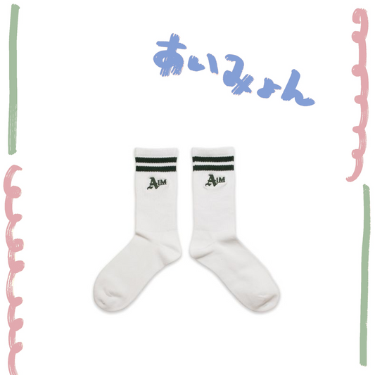 🐬 AIMYON - AIMYON 10th anniversary LIVE 2026「、、、」IN 阪神甲子園球場 - AIMYONS Socks/White ♪︎ - 【長期預購-11月上旬】