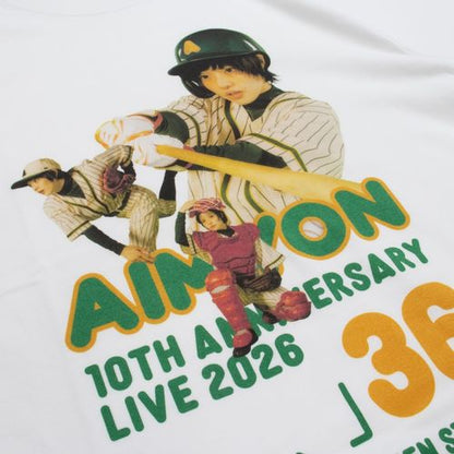 🐬 AIMYON - AIMYON 10th anniversary LIVE 2026「、、、」IN 阪神甲子園球場 - 又不小心做出來了啦、、、T-Shirt ♪︎ - 【長期預購-11月上旬】