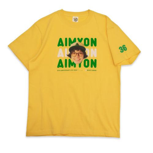 🐬 AIMYON - AIMYON 10th anniversary LIVE 2026「、、、」IN 阪神甲子園球場 - 在笑什麼啦T-Shirt/Yellow ♪︎ - 【長期預購-11月上旬】