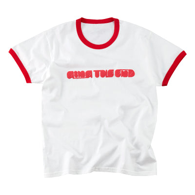 💣 AiNA THE END - 2025冬季音樂節 - 彈彈LOGO 滾邊T-Shirt ♪︎