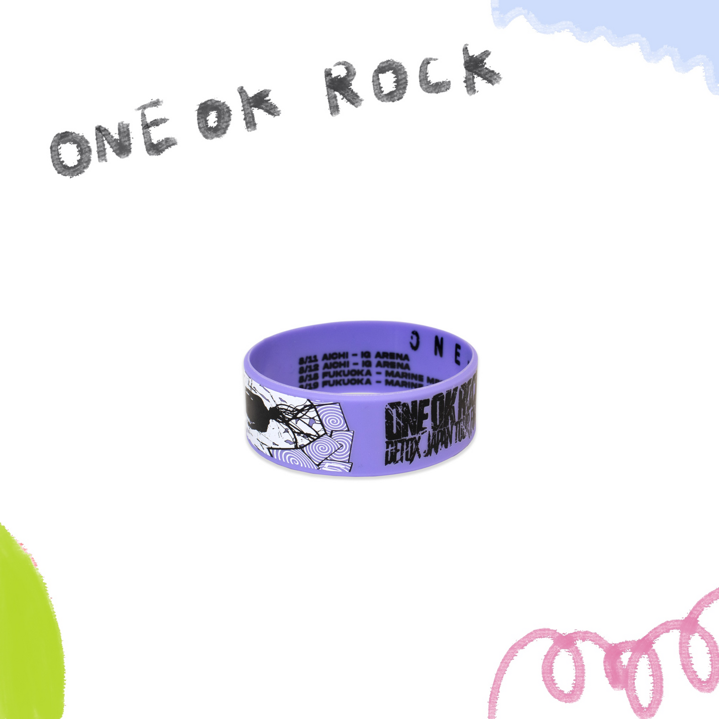 📽️ ONE OK ROCK - 2026 DETOX JAPAN FINAL - 橡膠手環 A ♪︎ - 【長期預購-9月下旬】