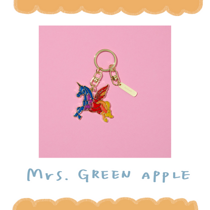 🍏 Mrs. GREEN APPLE - 『Wonder Museum』 - 彩繪玻璃鑰匙圈(Attitude) ♪︎ - 【長期預購-202606】