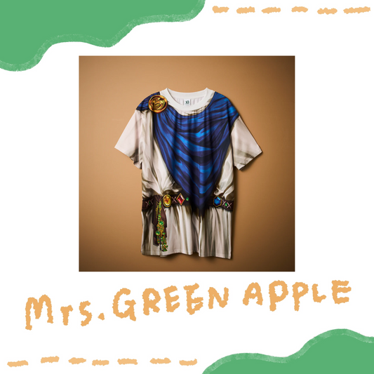 🍏 Mrs. GREEN APPLE - “BABEL no TOH” - Immersive T-shirt / BLUE ♪︎ - 【長期預購-202604】