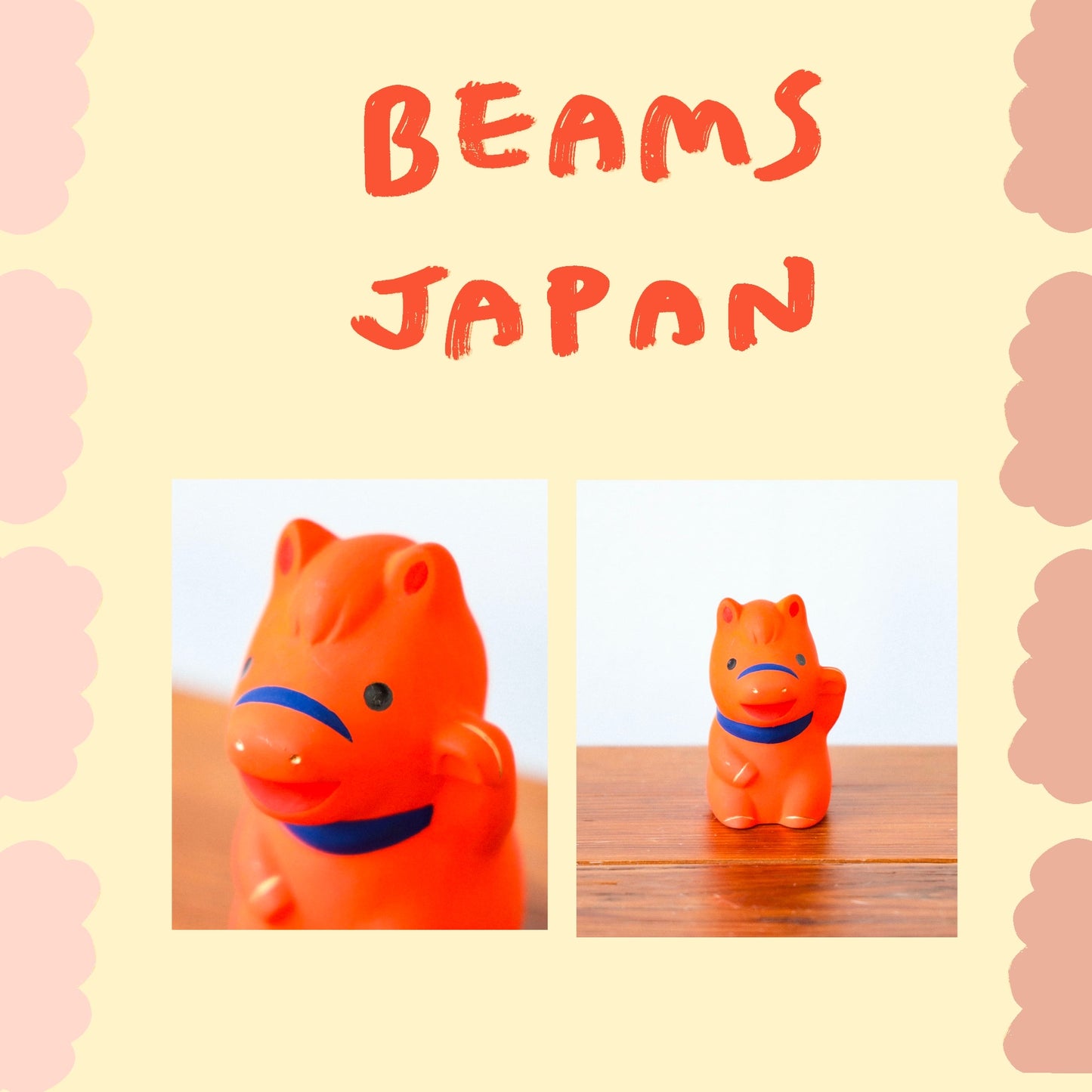 中外陶園 × BEAMS JAPAN - 干支擺飾 - 橙「午(馬)」 ♪︎