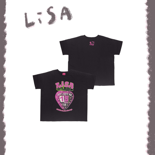❤️‍🔥 LiSA - LiVE is Smile Always～15～ - BiG 15 T-Shirt ♪︎