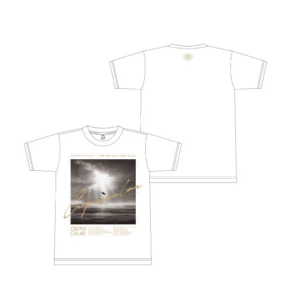 🎸 Kitani Tatsuya - CREPUSCULAR - T-Shirt 白 ♪︎