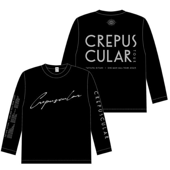 🎸 Kitani Tatsuya - CREPUSCULAR - 長袖T 黑 ♪︎