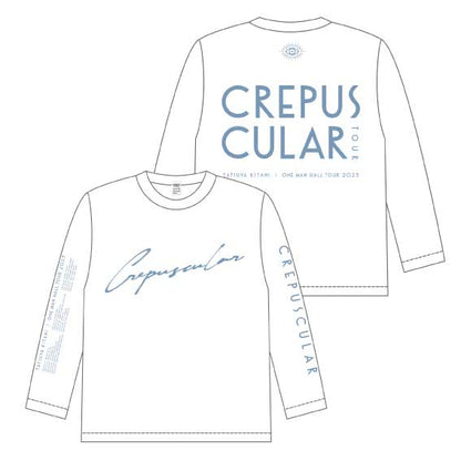 🎸 Kitani Tatsuya - CREPUSCULAR - 長袖T 白 ♪︎