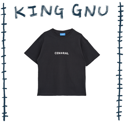 👑🐂 King Gnu - CEN+RAL Tour 2026 - CEN+RAL KEY VISUAL TEE (SUMI BLACK) ♪︎ - 【長期預購-202607】