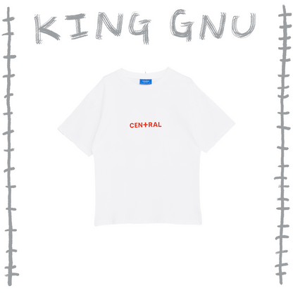 👑🐂 King Gnu - CEN+RAL Tour 2026 - CEN+RAL KEY VISUAL TEE (WHITE