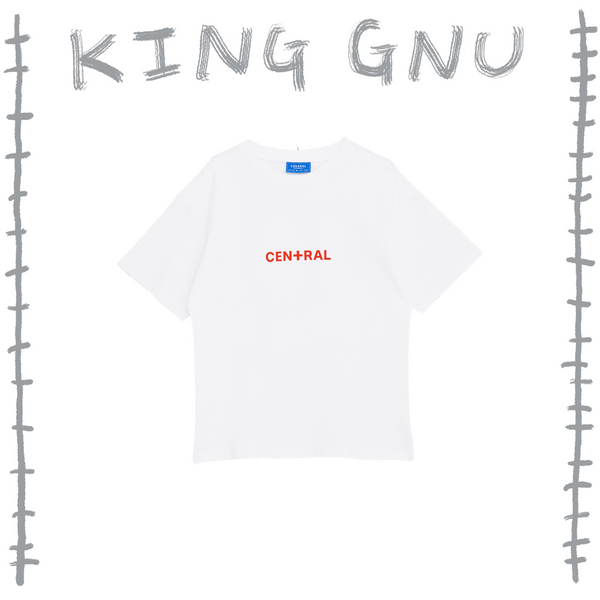 👑🐂 King Gnu - CEN+RAL Tour 2026 - CEN+RAL KEY VISUAL TEE (WHITE