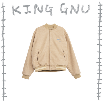 👑🐂 King Gnu - CEN+RAL Tour 2026 - CEN+RAL STADIUM JACKET (BEIGE) ♪︎ - 【長期預購-202607】