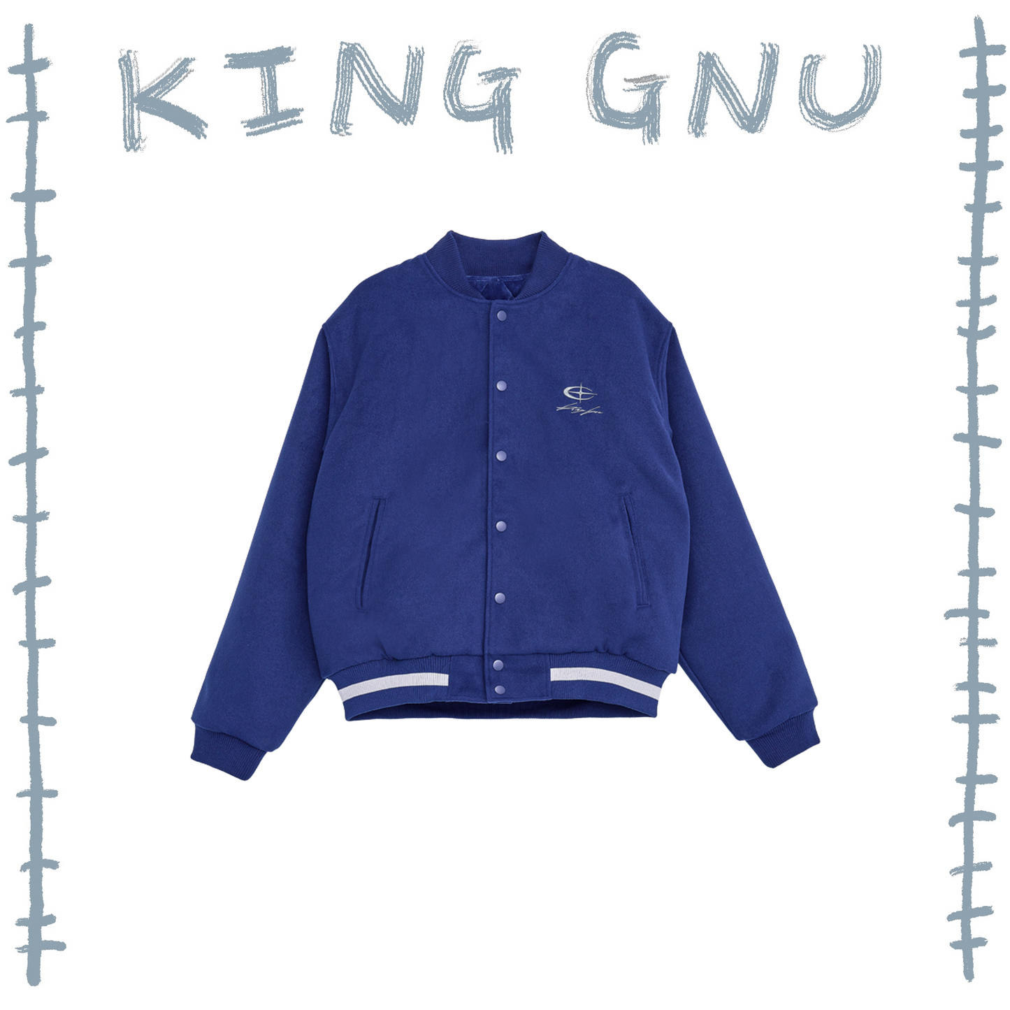 👑🐂 King Gnu - CEN+RAL Tour 2026 - CEN+RAL STADIUM JACKET (ROYAL BLUE) ♪︎ - 【長期預購-202607】