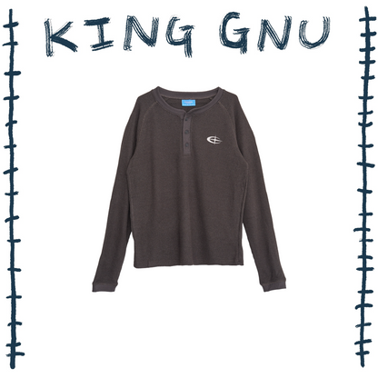 👑🐂 King Gnu - CEN+RAL Tour 2026 - CEN+RAL WUFFLE L/S TEE 👑🐂 King Gnu - CEN+RAL Tour 2026 - CEN+RAL WUFFLE L/S TEE