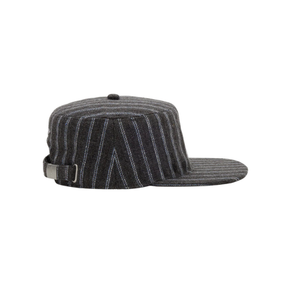 👑🐂 Pointless Journey 常田大希 - STRIPE PILLBOX CAP– CHARCOAL ♪︎ - 【長期預購-6月下旬】