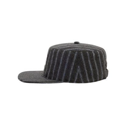 👑🐂 Pointless Journey 常田大希 - STRIPE PILLBOX CAP– CHARCOAL ♪︎ - 【長期預購-6月下旬】