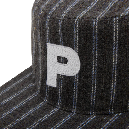 👑🐂 Pointless Journey 常田大希 - STRIPE PILLBOX CAP– CHARCOAL ♪︎ - 【長期預購-6月下旬】