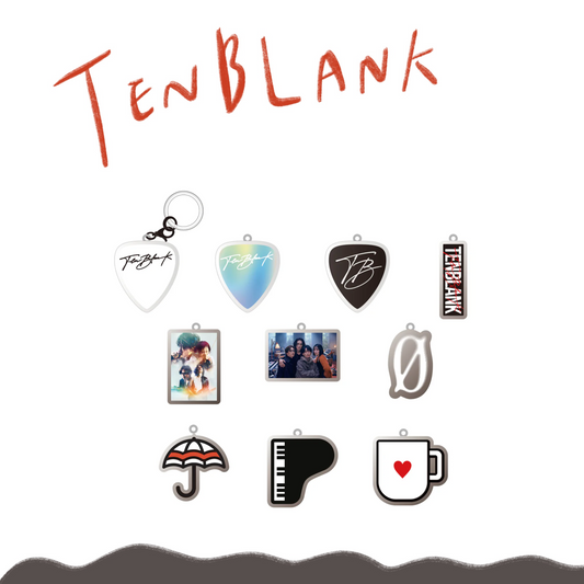 ⬜ TENBLANK - 小吊牌 (10 types/隨機款式) ♪︎ - 【中期預購-10月中旬】