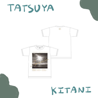 🎸 Kitani Tatsuya - CREPUSCULAR - T-Shirt 白 ♪︎