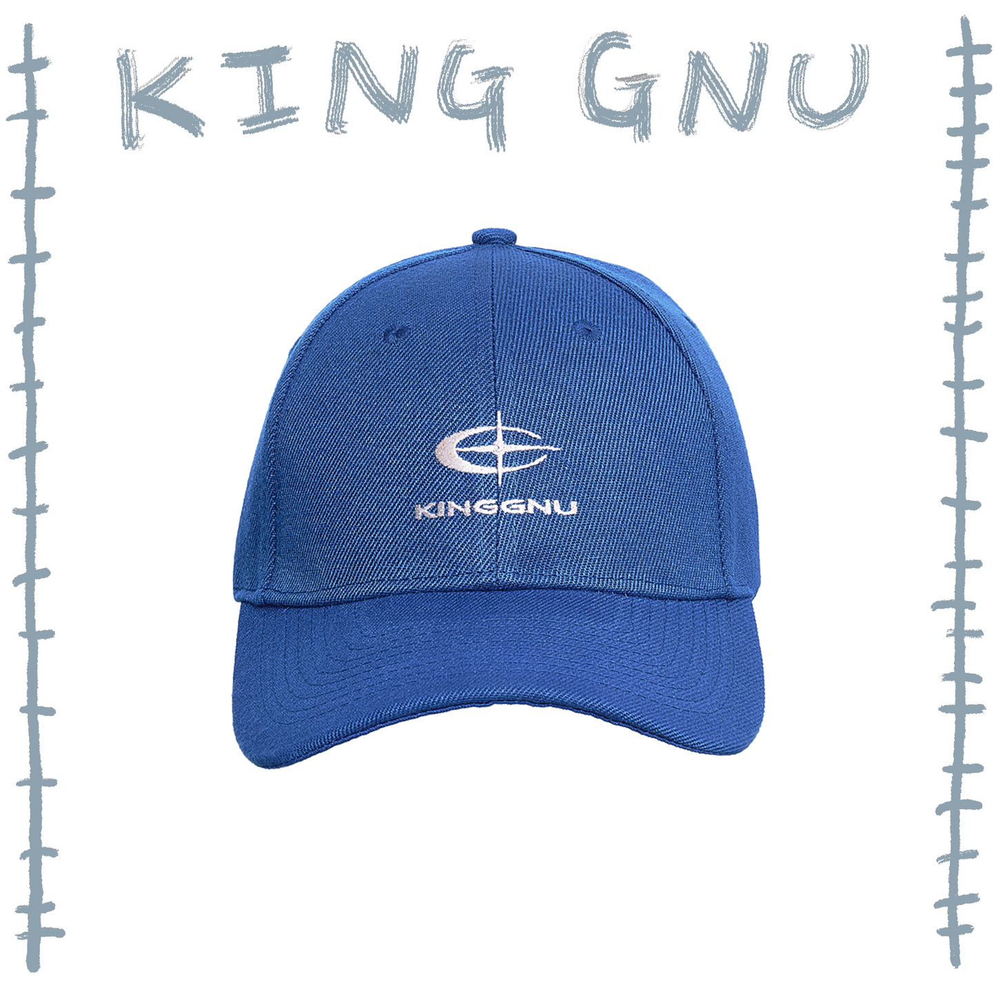👑🐂 King Gnu - CEN+RAL Tour 2026 - C+ 徽章帽(BLUE) ♪︎ - 【長期