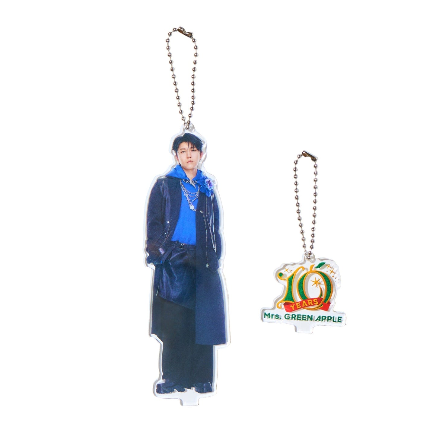 🍏 Mrs. GREEN APPLE - MAGICAL 10 YEARS LANDMARK - 壓克力立牌鑰匙圈 (3件組) ♪︎ - 【中期預購-12月中旬】