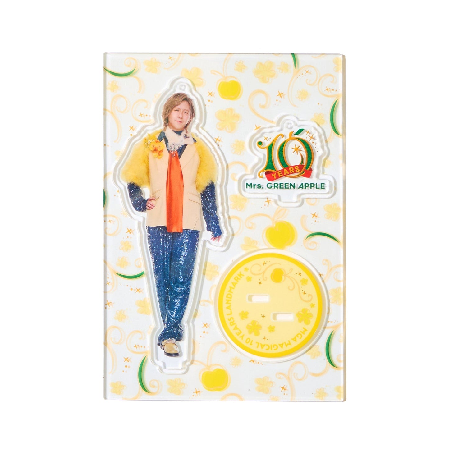 🍏 Mrs. GREEN APPLE - MAGICAL 10 YEARS LANDMARK - 壓克力立牌鑰匙圈 (3件組) ♪︎ - 【中期預購-12月中旬】