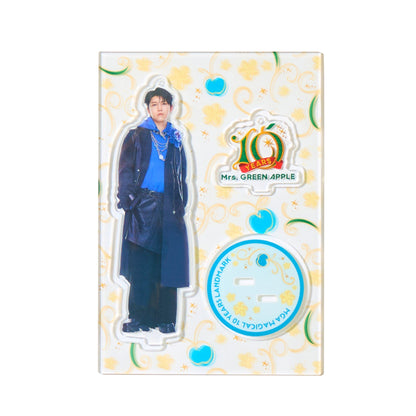🍏 Mrs. GREEN APPLE - MAGICAL 10 YEARS LANDMARK - 壓克力立牌鑰匙圈 (3件組) ♪︎ - 【中期預購-12月中旬】
