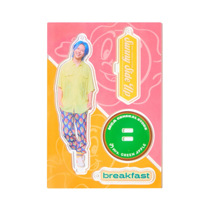 🍏 Mrs. GREEN APPLE - MAGICAL 10 YEARS LANDMARK - 「breakfast」 壓克力立牌鑰匙圈 (3件組) ♪︎ - 【中期預購-12月中旬】