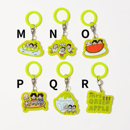 🍏 Mrs. GREEN APPLE - Mrs.的夏日周邊 - 隨機標記吊飾(18種款式) ♪︎ - 【長期預購-9月上旬】