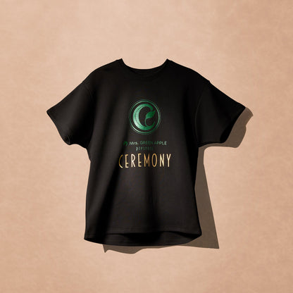 🍏 Mrs. GREEN APPLE - 『CEREMONY』 2026 - T-Shirt / Black ♪︎ - 【長期預購-9月上旬】