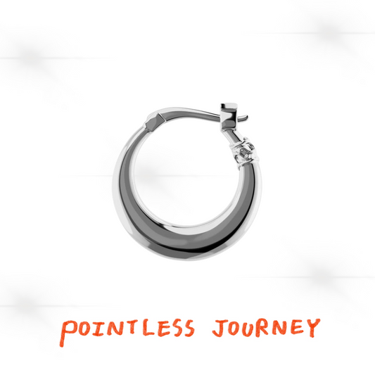 👑🐂 Pointless Journey 常田大希 - PJ耳環– 銀色 ♪︎ - 【長期預購-2026/01】