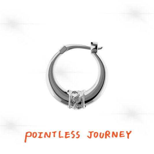 👑🐂 Pointless Journey 常田大希 - PJ LOGO耳環– 銀色 ♪︎ - 【長期預購-2026/01】