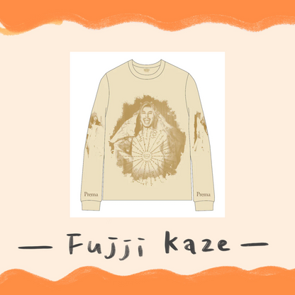 🌾 Fujii Kaze - Prema - Faded Prema Long Sleeve T-Shirt ♪︎ - 【長期預購-12月上旬】