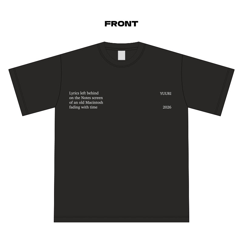 🌪️ 優里 - Fes 2026 - T-shirt April 5(Sumi) ♪︎