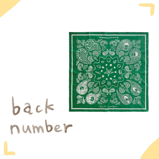 🌊 back number - Grateful Yesterdays Tour 2026 - IYO佩斯利花紋大方巾 GRN ♪︎ - 【長期預購-6月下旬】