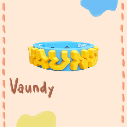 🍥 Vaundy - "HORO" - 【HONG KONG limited】Rubber Band [Light Blue×Yellow] ♪︎