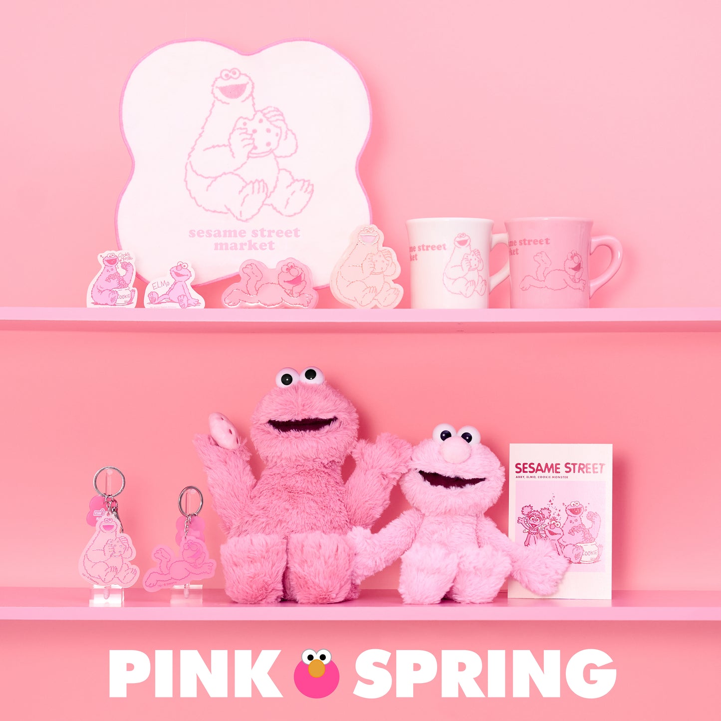 PINK SPRING X SESAME 系列商品 - 鑰匙圈 ♪︎