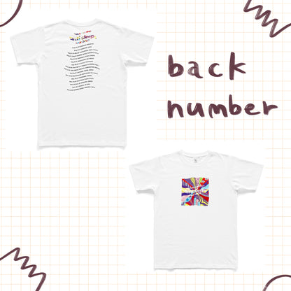 🌊 back number - 繽紛色彩TEE ♪︎