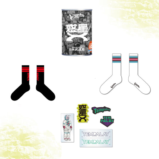 👼🏻 Tempalay - 艦内備蓄用パン/Logo Socks/Sticker Set ♪︎