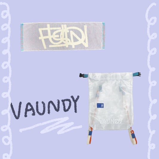 🍥 Vaundy - "FUSION" - Logo毛巾/後背包 ♪︎