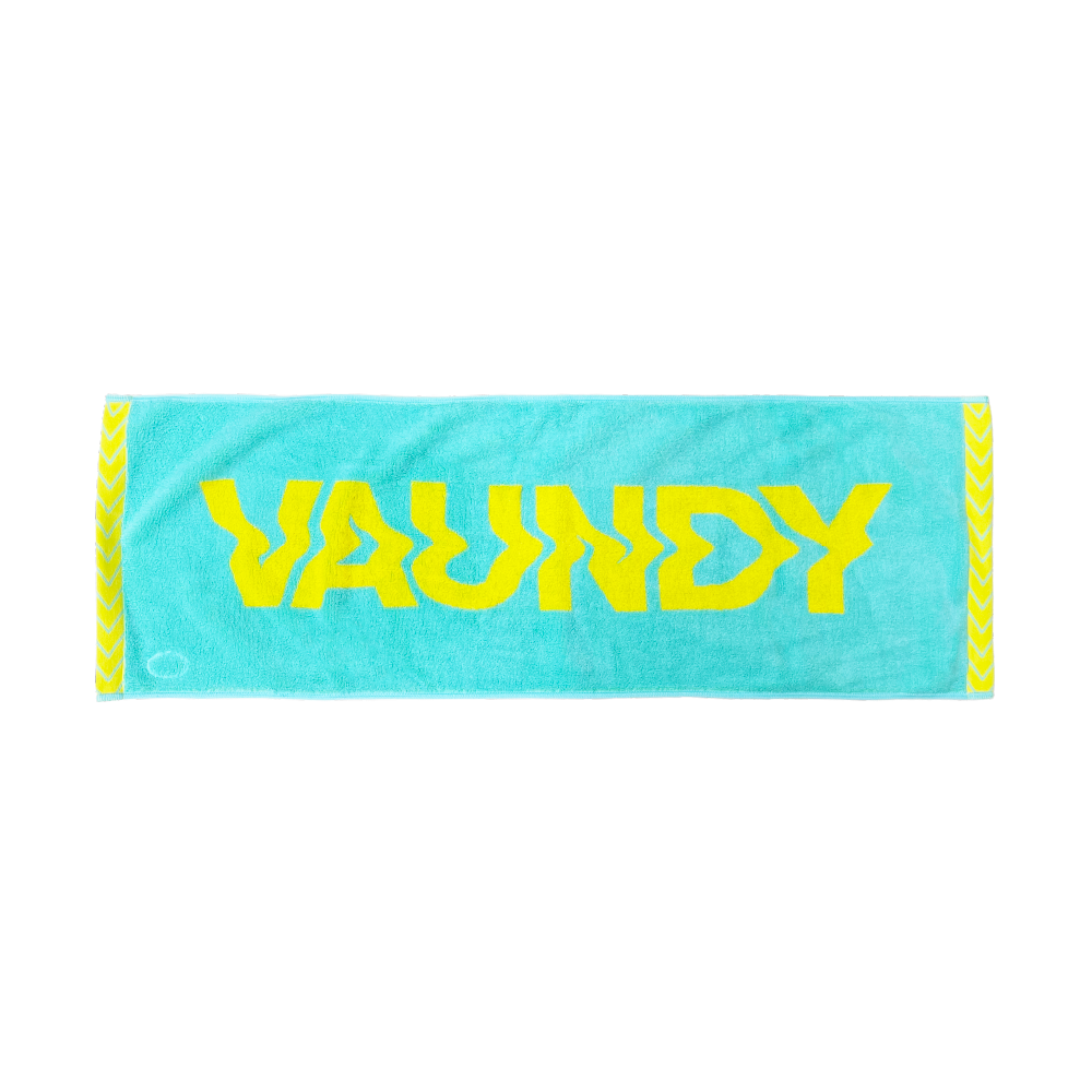 🍥 Vaundy - 【FUKUOKA limited】Logo Jacquard Towel［Light Blue×Yellow］ ♪︎