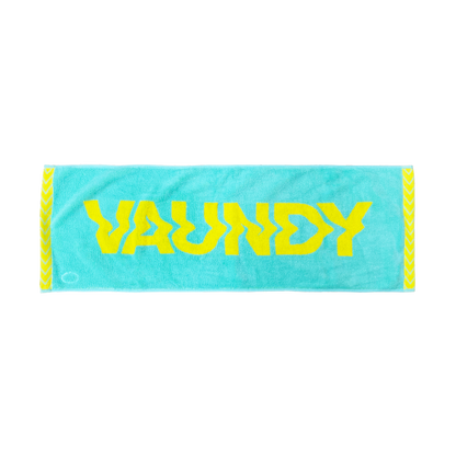🍥 Vaundy - 【FUKUOKA limited】Logo Jacquard Towel［Light Blue×Yellow］ ♪︎